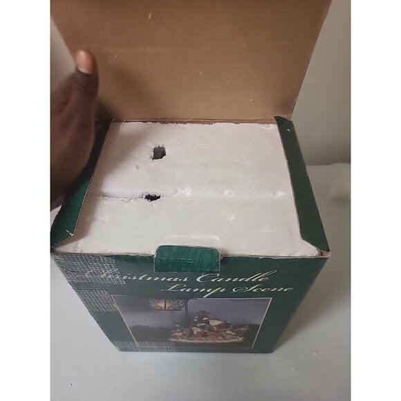 HOSTPICK colorful festive Christmas Scene with Real Candle Street Lamp In EUC - Picture 11 of 14